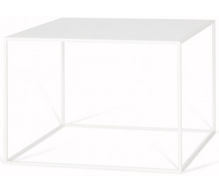 Silence sofabord i metal 55 x 55 cm - Sort