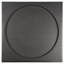 Circle sofabord i metal og mdf 40 x 40 cm - Sort/Sort