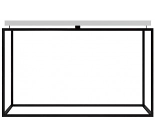 Circle sofabord i metal og mdf 40 x 40 cm - Sort/Grå 2