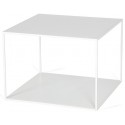 Silence sofabord i metal 55 x 55 cm - Hvid
