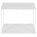 Silence sofabord i metal 55 x 55 cm - Hvid