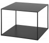 Silence sofabord i metal 55 x 55 cm - Sort