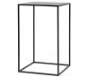 Silence sofabord i metal 35 x 35 cm - Sort