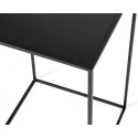 Silence sofabord i metal 55 x 55 cm - Sort
