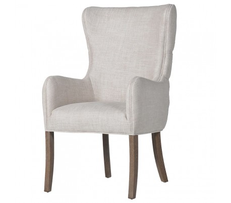 Vingestol i velour H106 cm - Teal/Sort