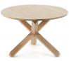 Nori rundt spisebord i egetræ Ø120 cm - Natur