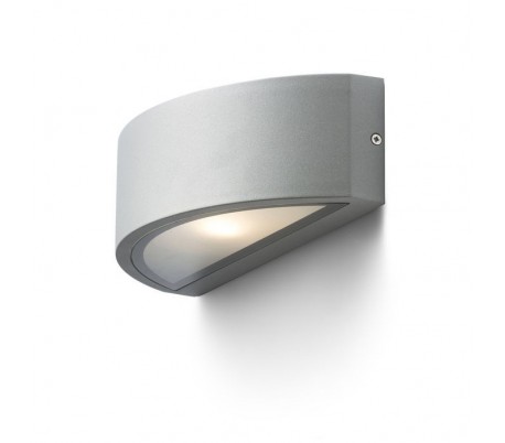 LESA Up-Down Udendørs væglampe - Sølv...