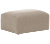 Blok puf til sofa i polyester/akryl 90 x 70 cm - Beige