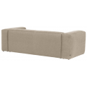 Blok hjørnesofa i polyester/akryl 290 x 290 cm - Beige