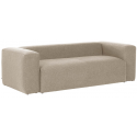 Blok hjørnesofa i polyester/akryl 290 x 290 cm - Beige