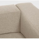 Blok hjørnesofa i polyester/akryl 290 x 290 cm - Beige