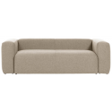 Blok 3-personers sofa i polyester/akryl B240 cm - Beige