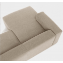 Blok hjørnesofa i polyester/akryl 320 x 230 cm - Beige