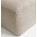 Blok hjørnesofa i polyester/akryl 320 x 230 cm - Beige