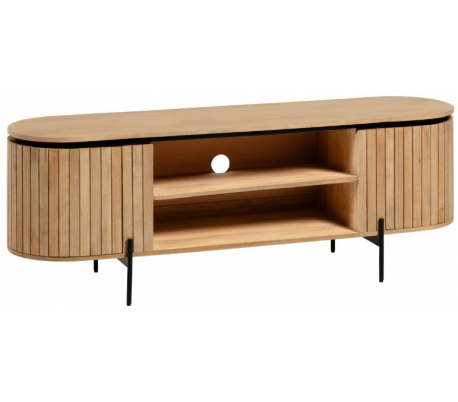 Nalu tvbord i minditræ B142 cm - Natur