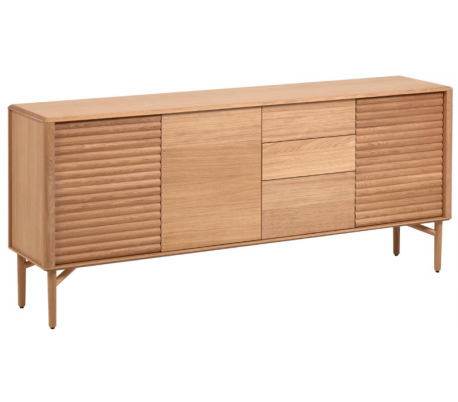 Lenon tvbord i egetræ B200 cm - Natur