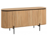 Licia sideboard i mangotræ og metal B170 cm - Sort/Natur