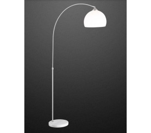 Gulvlampe med bue - Mat...