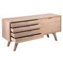 A-Line Sideboard i egetræ og finér B160 cm - Natur