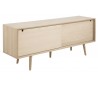 Century Sideboard i egetræ og finér 180 x 45 cm - Hvidpigmenteret