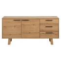 Century Sideboard i egetræ og finér 180 x 45 cm - Natur