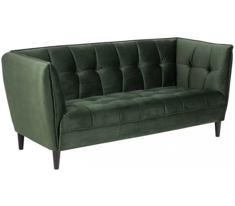 Jonna 2-personers sofa i velour B146 cm - Støvet rosa