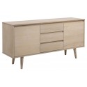 Marte Sideboard i egetræ og egetræsfinér B180 cm - Natur