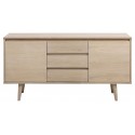 Marte Sideboard i egetræ og egetræsfinér B180 cm - Natur