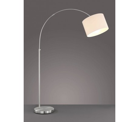 Gulvlampe med bue E27 - Hvid