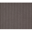 Blok hjørnesofa i velour ripcurl 320 x 230 cm - Grå
