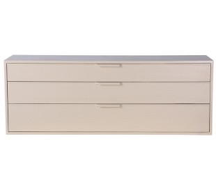 Lobby bænk i polyester B180 cm - Naturgrå