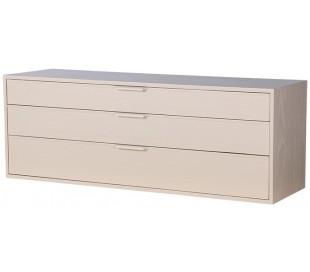 Lobby bænk i polyester B180 cm - Naturgrå 2