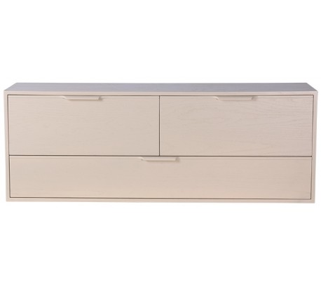 Modul kabinet med 3 skuffer B100 cm - Sand