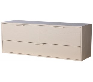 Modul kabinet med 3 skuffer B100 cm - Sand 2