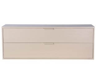 Modul D kabinet med 3 skuffer B100 cm - Sand