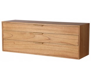 Modul E kabinet med 3 skuffer B100 cm - Sand 2