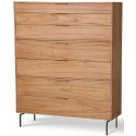 Modul E kabinet med 3 skuffer B100 cm - Sand