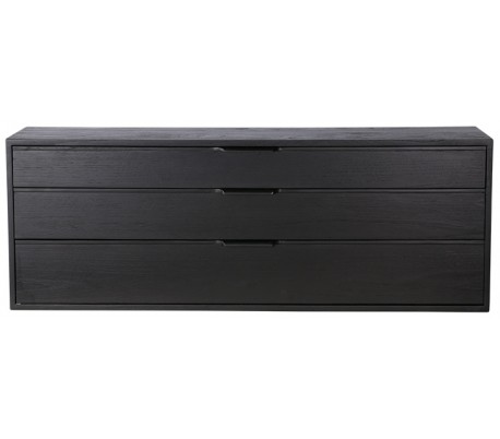 Modul E kabinet med 3 skuffer B100 cm - Sand