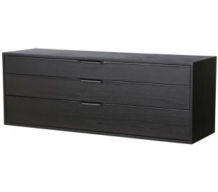 Modul E kabinet med 3 skuffer B100 cm - Sand 2