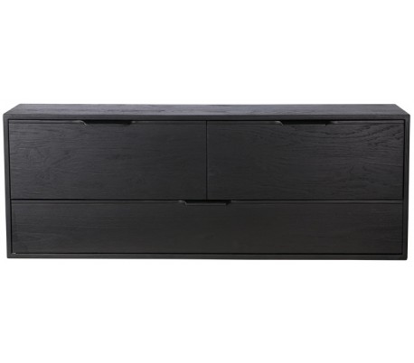 Modul D kabinet med 3 skuffer B100 cm - Sand