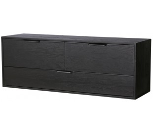 Modul D kabinet med 3 skuffer B100 cm - Sand 2