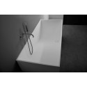 Ideavit Solidstar fritstående badekar 170 x 72 cm Solid surface - Mat hvid