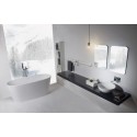 Ideavit Solidsurf fritstående badekar 170 x 88 cm Solid surface - Mat hvid