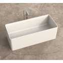 Ideavit Solidprime fritstående badekar 170 x 85 cm Solid surface - Mat hvid