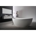 Ideavit Solidsurf fritstående badekar 170 x 88 cm Solid surface - Mat hvid