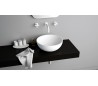Ideavit Solidthin XS bordmonteret håndvask Ø32 cm Solid surface - Mat hvid
