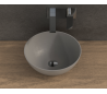 Ideavit Solidthin bordmonteret håndvask Ø39 cm Solid surface - Mat lysegrå