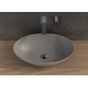 Ideavit Solidthin bordmonteret håndvask 60 x 40 cm Solid surface - Mat hvid