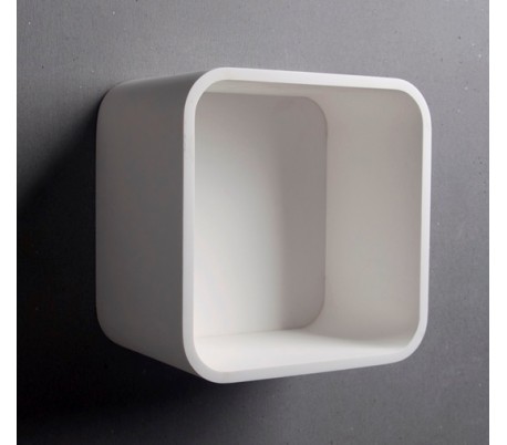 Ideavit Solidplus hylde til håndvask 120 x 46 cm Solid surface - Mat hvid