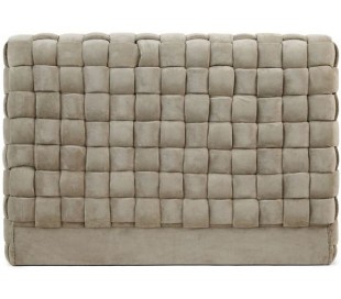 Sengegavl i pellini læder B195 cm - Espresso